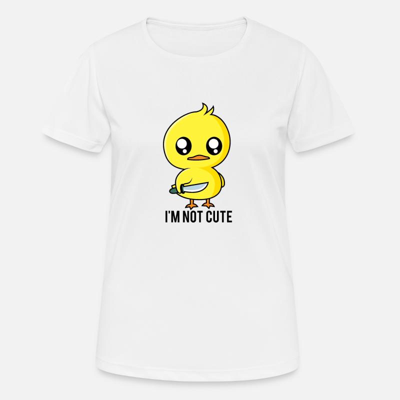 dangerous chick - Women's Breathable T-Shirt - white