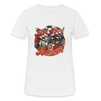 Hot Rod Bandit - Frauen T-Shirt atmungsaktiv - Weiß - Vorne - AI Model Female 172 dark (172cm)