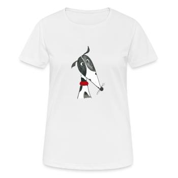 Lévi-1000-1000 - T-shirt respirant Femme - blanc - Devant - AI Model Female 172 dark (172cm)