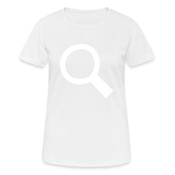 Rechercher - T-shirt respirant Femme - blanc - Devant - AI Model Female 172 dark (172cm)