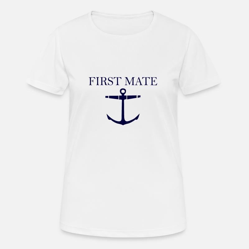 First Mate - Women's Breathable T-Shirt - white