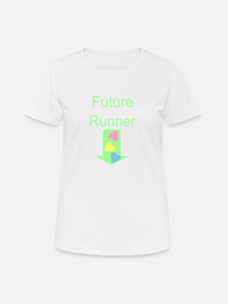 Future Runner - Women's Breathable T-Shirt - white