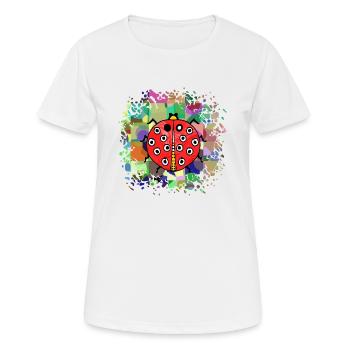 Ladybug - Women's Breathable T-Shirt - white - Front - AI Model Female 172 dark (172cm)