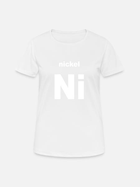 Nickel - Women's Breathable T-Shirt - white