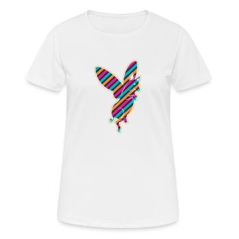 Flying Pig, Alice in Wonderland - Women's Breathable T-Shirt - white - Front - AI Model Female 172 dark (172cm)