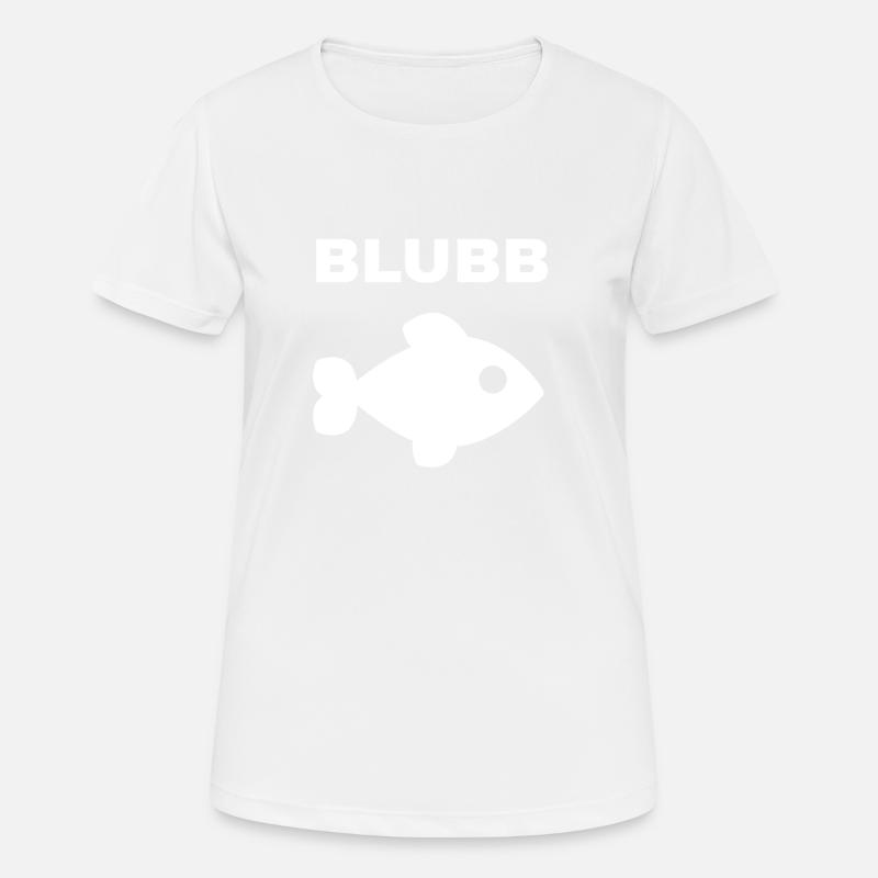 BLUBB fish sea animal - Women's Breathable T-Shirt - white