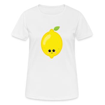 lemon - Women's Breathable T-Shirt - white - Front - AI Model Female 172 dark (172cm)