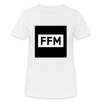 FFM - T-shirt respirant Femme - blanc - Devant - AI Model Female 172 dark (172cm)