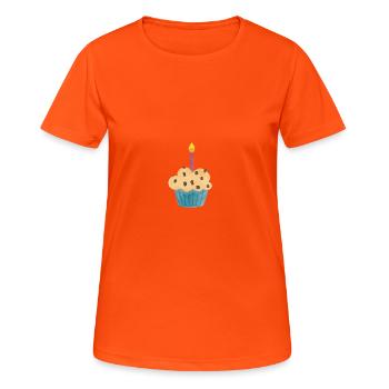 muffin - Women's Breathable T-Shirt - neon orange - Front - AI Model Female 172 dark (172cm)