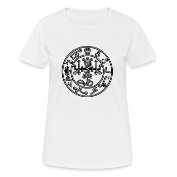 Seal of Satan - Women's Breathable T-Shirt - white - Front - AI Model Female 172 dark (172cm)