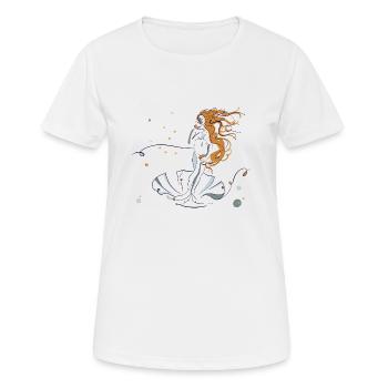 Vénus - T-shirt respirant Femme - blanc - Devant - AI Model Female 172 dark (172cm)