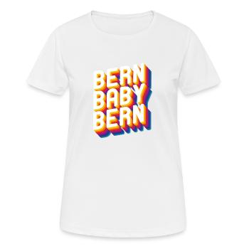 Bern Baby Bern - Frauen T-Shirt atmungsaktiv - Weiß - Vorne - AI Model Female 172 dark (172cm)