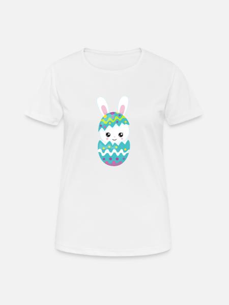 Frohe Ostern - Frauen T-Shirt atmungsaktiv - Weiß