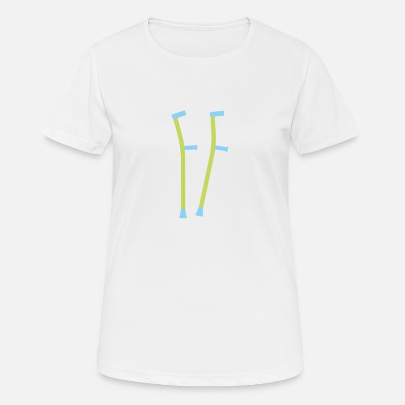crutches - Women's Breathable T-Shirt - white