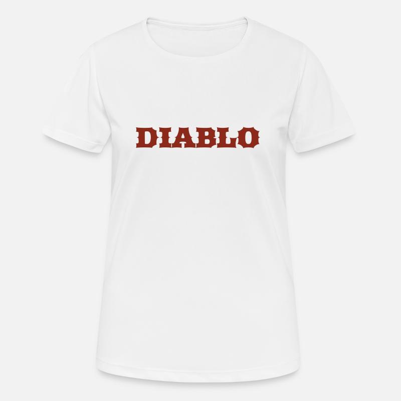 Diablo - Devil - Satan - 666 - Women's Breathable T-Shirt - white