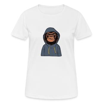 Mad Monkey - T-shirt respirant Femme - blanc - Devant - AI Model Female 172 dark (172cm)