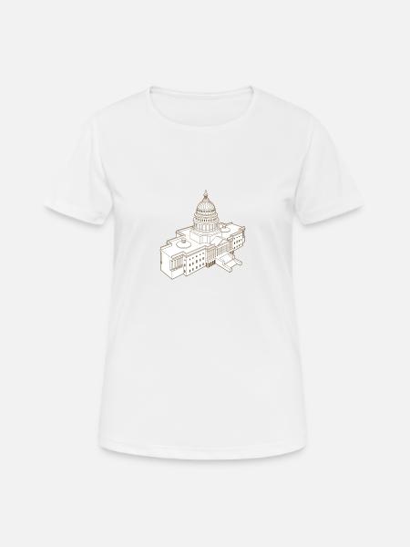 United States Capitol - Women's Breathable T-Shirt - white