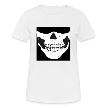 vampire scull - Women's Breathable T-Shirt - white - Front - AI Model Female 172 dark (172cm)