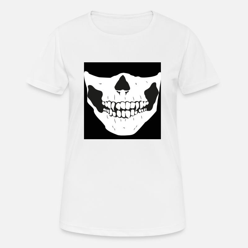 vampire scull - Women's Breathable T-Shirt - white