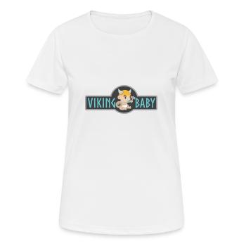 Viking Bébé Sucer Viking Idée cadeau - T-shirt respirant Femme - blanc - Devant - AI Model Female 172 dark (172cm)