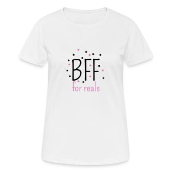 Beste Freunde - Frauen T-Shirt atmungsaktiv - Weiß - Vorne - AI Model Female 172 dark (172cm)