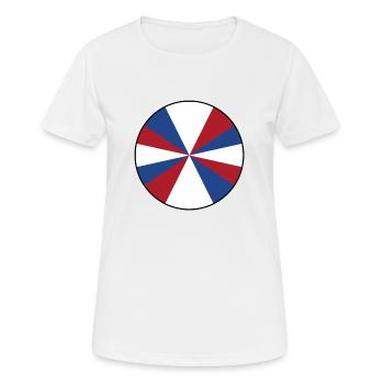 Geuzen flag NL Netherlands - Women's Breathable T-Shirt - white - Front - AI Model Female 172 dark (172cm)
