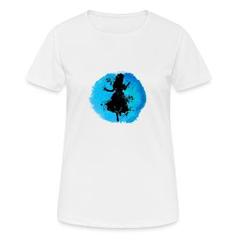 Alice in Underground - Women's Breathable T-Shirt - white - Front - AI Model Female 172 dark (172cm)