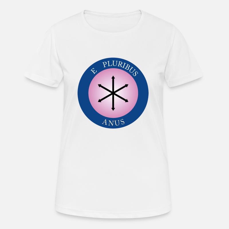 Pluribus Anus - Women's Breathable T-Shirt - white