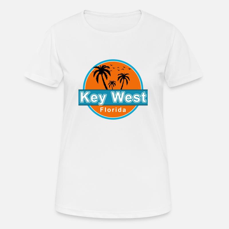 Key West Florida - Women's Breathable T-Shirt - white