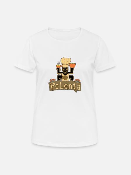 POLENTA - Women's Breathable T-Shirt - white