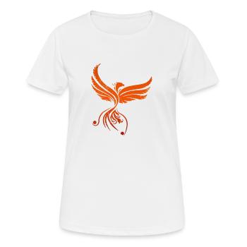 Ägypten Symbol Phönix Geschenkidee - Frauen T-Shirt atmungsaktiv - Weiß - Vorne - AI Model Female 172 dark (172cm)
