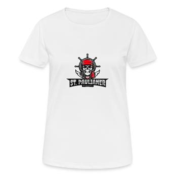 st paulian st pauli design - T-shirt respirant Femme - blanc - Devant - AI Model Female 172 dark (172cm)