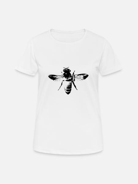 The honey bee - honey bee - Women's Breathable T-Shirt - white