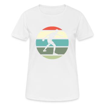 Tennis de table tennis de table joueur raquette de tennis de table - T-shirt respirant Femme - blanc - Devant - AI Model Female 172 dark (172cm)
