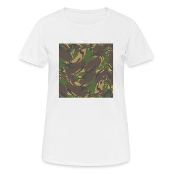Dutch camouflage - Women's Breathable T-Shirt - white - Front - AI Model Female 172 dark (172cm)