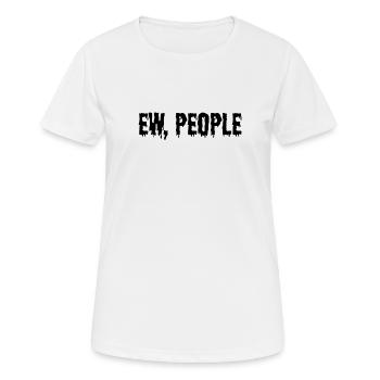 EW PEOPLE - Women's Breathable T-Shirt - white - Front - AI Model Female 172 dark (172cm)
