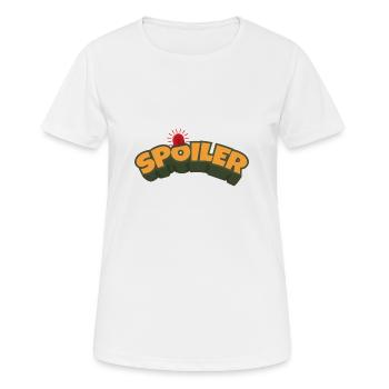 Spoiler Media Movie Fan Lustige Geschenkidee - Frauen T-Shirt atmungsaktiv - Weiß - Vorne - AI Model Female 172 dark (172cm)