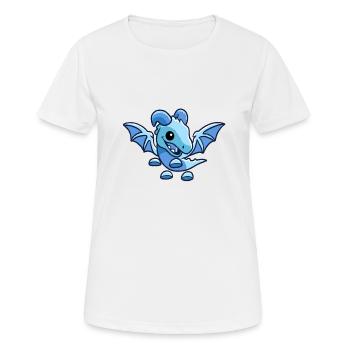 Cute Frost Dragon - Women's Breathable T-Shirt - white - Front - AI Model Female 172 dark (172cm)