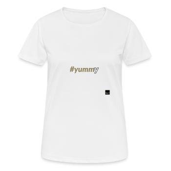 Yummy - T-shirt respirant Femme - blanc - Devant - AI Model Female 172 dark (172cm)