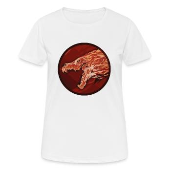 Howling Dawn - Women's Breathable T-Shirt - white - Front - AI Model Female 172 dark (172cm)