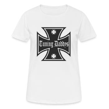 TUNING DADDYS - Women's Breathable T-Shirt - white - Front - AI Model Female 172 dark (172cm)