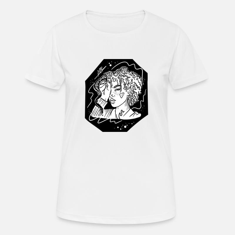 Snake curls - Women's Breathable T-Shirt - white