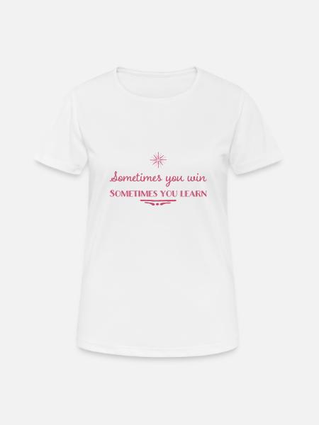 Life lessons - Women's Breathable T-Shirt - white