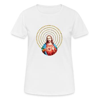 Jesus Christ Messiah gift idea Christmas - Women's Breathable T-Shirt - white - Front - AI Model Female 172 dark (172cm)
