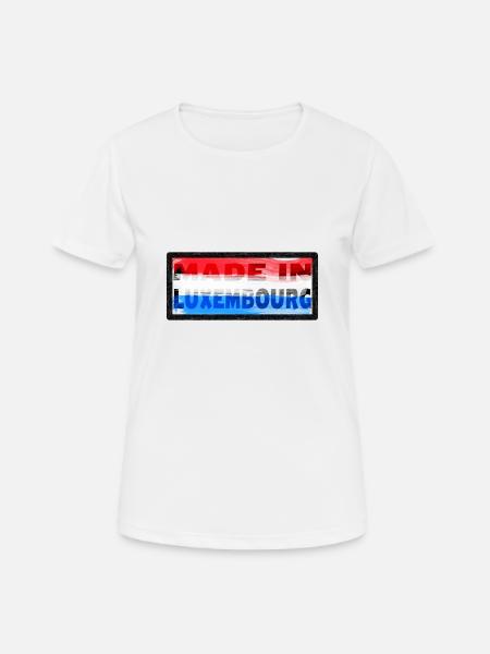 Made in Luxembourg - Women's Breathable T-Shirt - white