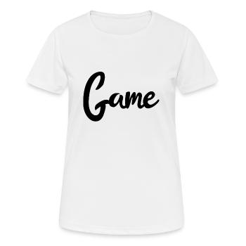 Jeux vidéos - T-shirt respirant Femme - blanc - Devant - AI Model Female 172 dark (172cm)