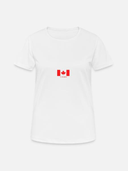 Canada - T-shirt respirant Femme - blanc