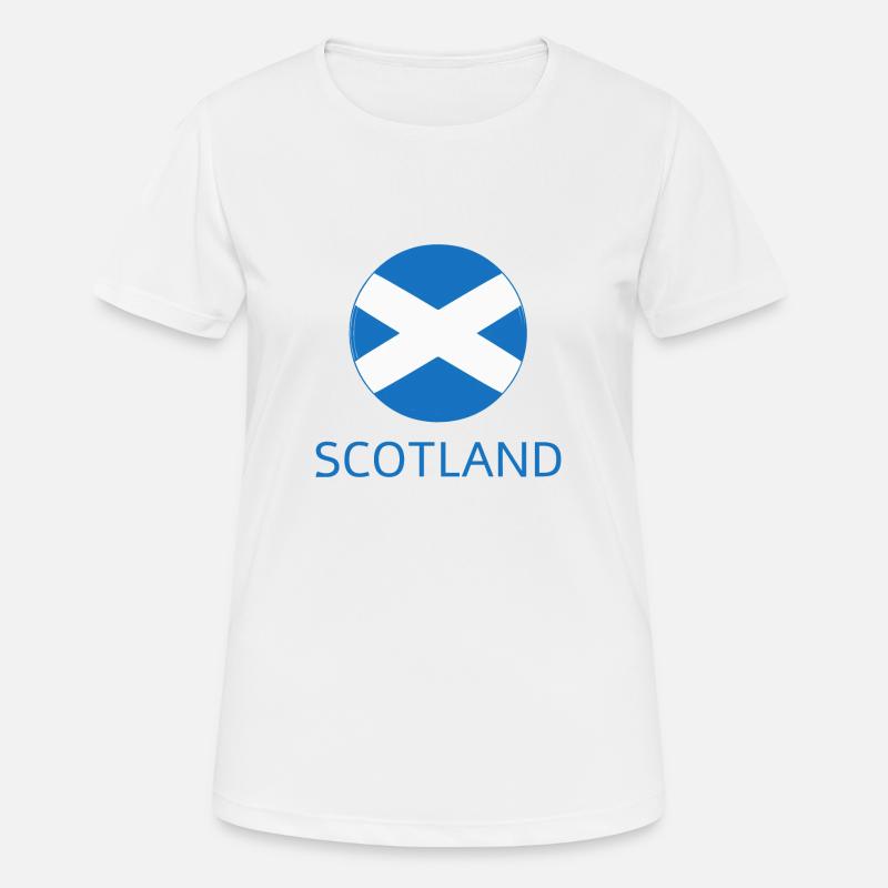 scotland - Women's Breathable T-Shirt - white