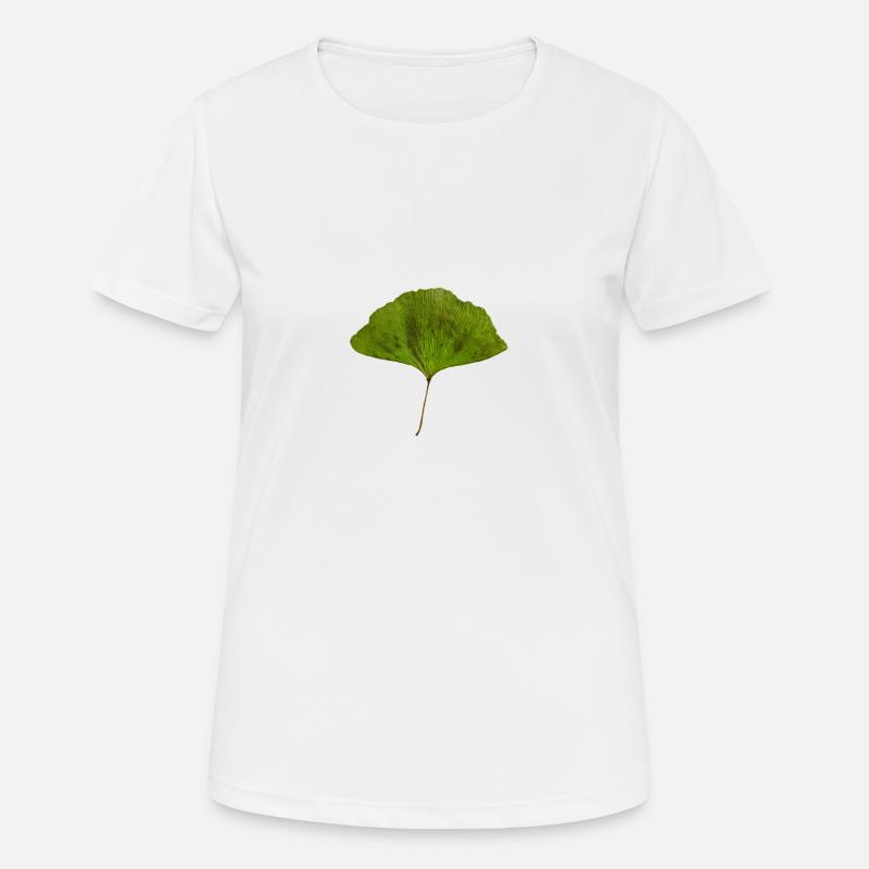 Ginko color - Women's Breathable T-Shirt - white