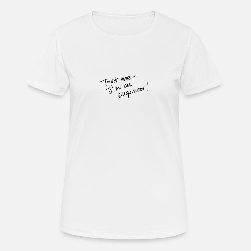 Engineer - T-shirt respirant Femme - blanc